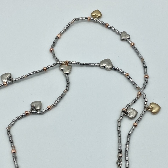 J.Jill NEW Artisanal Hearts Necklace NWT - Picture 7 of 7